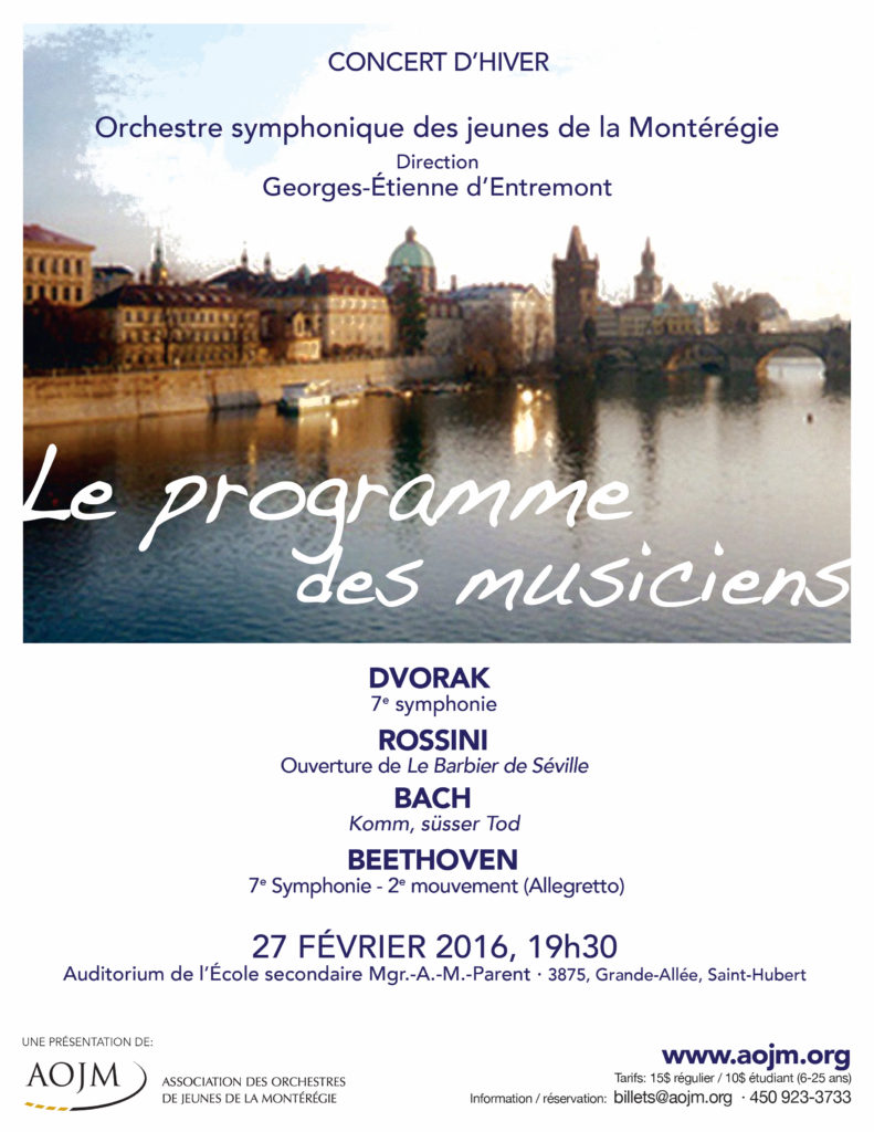 AOJM - Affiche concert